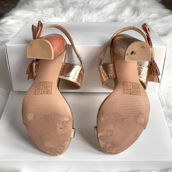 Missguided Rose Gold Open Toe Heels Sandals 7 6.5​​ - Picture 5 of 14